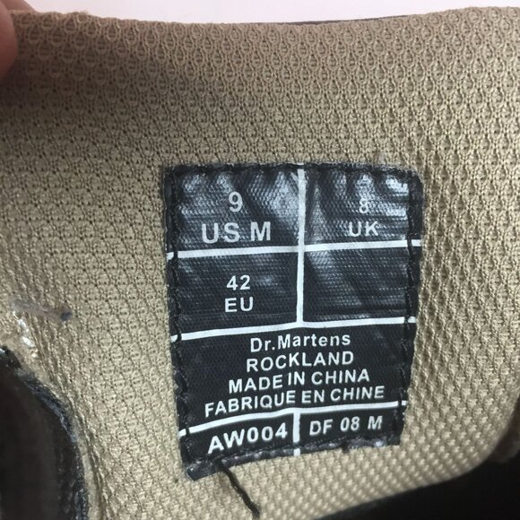 Dr. Martens Rockland Leather Brown Derby Lace Up Shoes Mens 9/42 - Picture 4 of 11